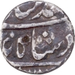   Trishul symbol Azimabad  Mint  Silver Half  Rupee   6 RY Coin of Muhammad Shah.