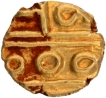 Gold Kantivara Fanam Coin of  Krishnaraja Wadiyar III of Mysore.