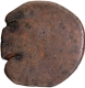 Copper 15 Reis Countermarked Coinage Goa Maria II of Indo-Portuguese.