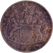 Soho Mint Copper X Cash 1808  AD Inverted Die Axis Reverse Coin of Madras Presidency.