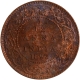 Uncirculated Copper One Twelfth Anna Coin of Victoria Empress of Calcutta Mint of 1897.