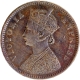 Copper One Quarter Anna Coin of Victoria Empress of Bombay Mint of 1887.