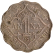  Cupro Nickel One Anna Coin of King George V of Calcutta Mint of 1928.