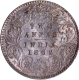 Silver Two Annas Coin of Victoria Queen of Calcutta Mint of 1862.