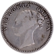 Silver Quarter Rupee Coin of Victoria Queen of Madras Mint of 1840.