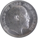 Silver Half Rupee Coin of King Edward VII of Calcutta Mint of 1906.