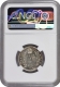  NGC AU 58 Graded Silver Half Rupee Coin of King Edward VII of Calcutta Mint of 1907.