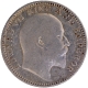 Silver Half Rupee Coin of King Edward VII of Calcutta Mint of 1907.