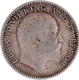 Silver Half Rupee Coin of King Edward VII of Bombay Mint of 1910.