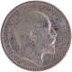 King Edward VII Silver Half Rupee Coin of the year 1910 of Bombay Mint.