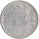 Silver Half Rupee Coin of King George V of Calcutta Mint of 1913.