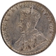 Silver Half Rupee Coin of King George V of Bombay Mint of 1919.