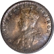 Uncirculated Silver Half Rupee Coin of King George V of Calcutta Mint of 1934 with Toning.