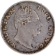 Silver One Rupee Coin of King William IIII of Bombay Mint of 1835.