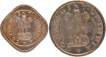 Copper  Nickel Half Anna and Half Rupee Coins of Bombay & Calcutta Mint of Republic India.