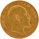 Gold Sovereign Coin of King Edward VII of United Kingdom of 1903.