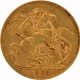 Gold Sovereign Coin of King Edward VII of United Kingdom of 1903.