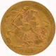 Gold Sovereign Coin of King George V of United Kingdom of 1913.