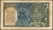 One Rupee Banknote of King George V Signed by J W Kelly of 1935.