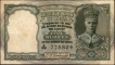 Five Rupees Banknote of King George VI Signed by C D Deshmukh of 1944.