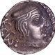 Rare Silver Drachma Coin of Damajadasri II of Western Kshatrapas.