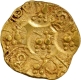 Punch Marked  Gold Pagoda Coin of Jayasimha II of Chalukyas of Kalyana.