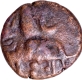 Copper Kasu Coin of Devaraya I of Vijayanagara Empire.