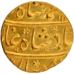 Gold Mohur Coin of Muhammad Shah of Khujista Bunyad Mint.