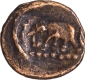  Tamil Nadu Region Copper Kasu Coin of South Indian Kingdom.