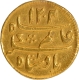 Bengal Presidency Murshidabad  Mint  Gold Quarter Mohur with Hijri year 1204 and 19 Regnal year.egnal year.