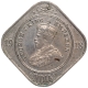 King George V of Cupro Nickel Two Annas Coin of Calcutta Mint of 1918.