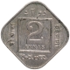 King George V of Cupro Nickel Two Annas Coin of Calcutta Mint of 1918.
