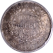 Bombay Mint of Silver Half Rupee Coin of Victoria Queen of 1840.
