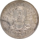 Silver One Crown Coin of Queen Elizabeth II of Southern Rhodesia of 1953 of Zimbabwe.