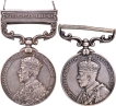 Kaisar-i-Hind India General Service Silver Medals of King George V.