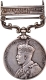 India General Service Silver Medal of King George V of 1930-35.