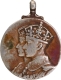 Coronation Miniature Medal of King George VI and Queen Elizabeth of 1937 in Silver.