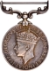 King George VI Silver Medal of Indian Army Long Service and Good Conduct.