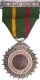 Silver and Bronze Medal of Indian Recruiting Badge with Ribbon of King George VI of 1940.