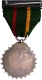 Silver and Bronze Medal of Indian Recruiting Badge with Ribbon of King George VI of 1940.