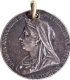 Silver Medallion of Diamond Jubilee of Victoria Queen of United Kingdom.