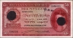 Cancelled Cinquenta Rupias Banknote of Banco Nacional Ultramarino of Portuguese India (Goa) of 1945.