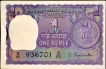 One Rupees Banknotes Bundle Signed by S Jagannathan of Republic India of 1968.