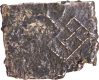 Copper Alloy Square Coin of Satavahanas.