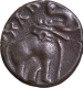 Copper Alloy Coin of Pulumavi of Satavahana Dynasty.