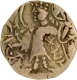 Kidara Kushan Base Gold Dinar Ardokhsho type Coin of Later Kushans.