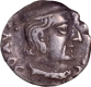 Silver Drachma Coin of Rudradaman of Western Kshatrapas.