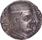 Scarce Silver Drachma Coin of Rudrasimha I of Western Kshatrapas.