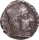 Silver Drachma Coin of Damasena of Western Kshatrapas.