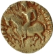 Horseman type Gold Dinar Coin of Chandragupta II of Guptas.